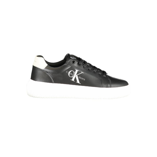 Calvin Klein Black Polyester Athletic Sneakers Calvin Klein