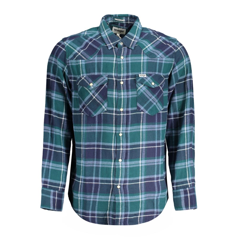 Wrangler Green Denim Shirt Wrangler