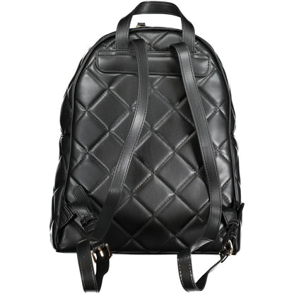 Mario Valentino Black Polyethylene Backpack Mario Valentino