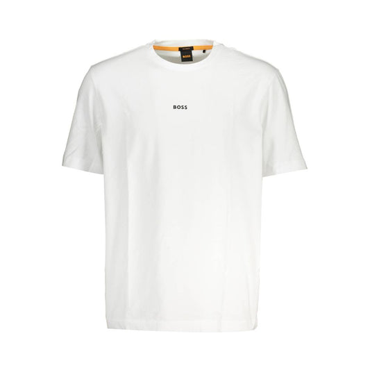 Hugo Boss White Organic Cotton Men's T-Shirt