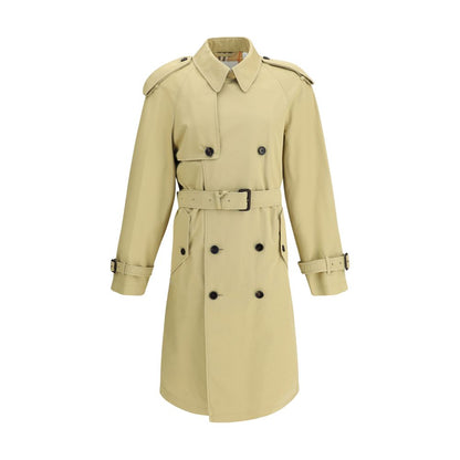Burberry Beige Cotton Coat Burberry