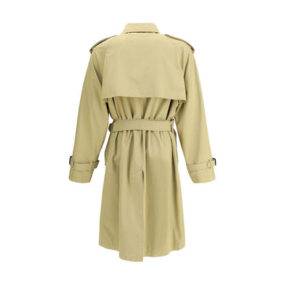 Burberry Beige Cotton Coat Burberry