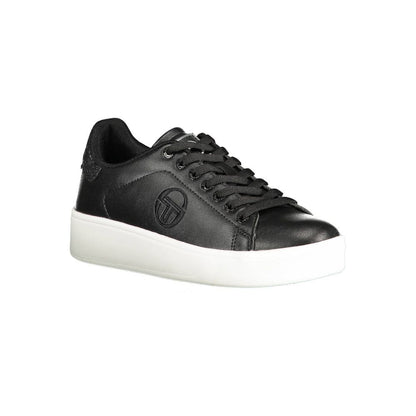 Sergio Tacchini Black Polyurethane Women Sneaker