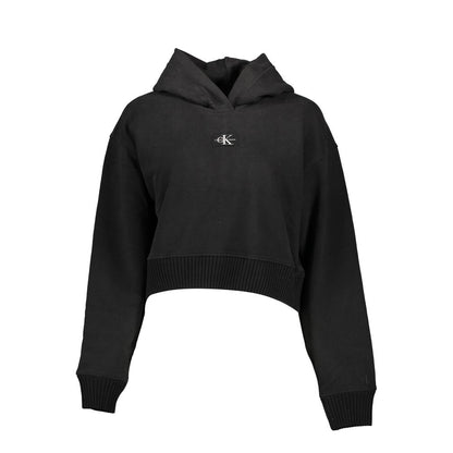 Calvin Klein Black Cotton Women's Sweatshirt Calvin Klein