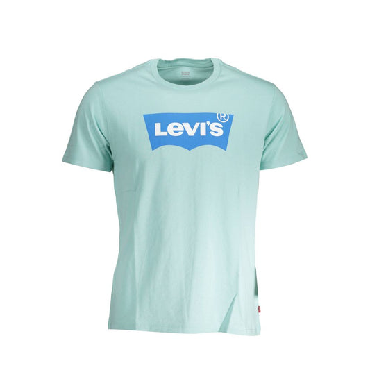 Levi's Blue Cotton T-Shirt Levi's
