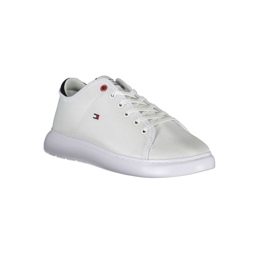 Tommy Hilfiger White Polyester Men Sneaker