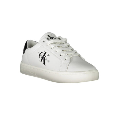 Calvin Klein Bianco Polyurethane Women Sneaker Calvin Klein