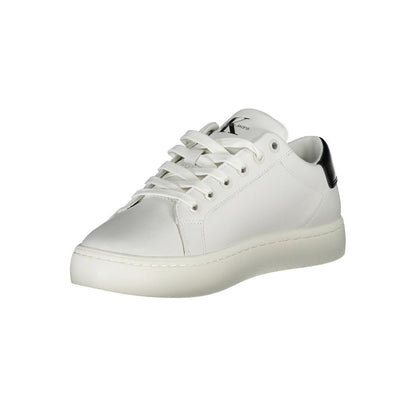 Calvin Klein Bianco Polyurethane Women Sneaker Calvin Klein