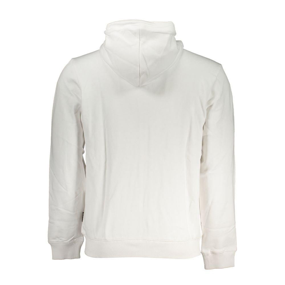 Napapijri White Cotton Sweatshirt Napapijri