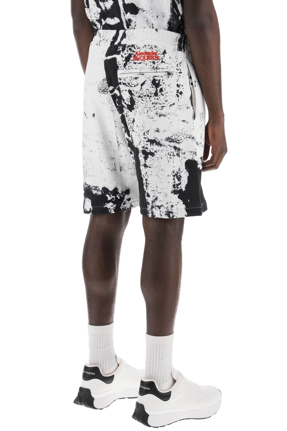 Alexander Mcqueen fold print sweat shorts Short trousers Alexander Mcqueen