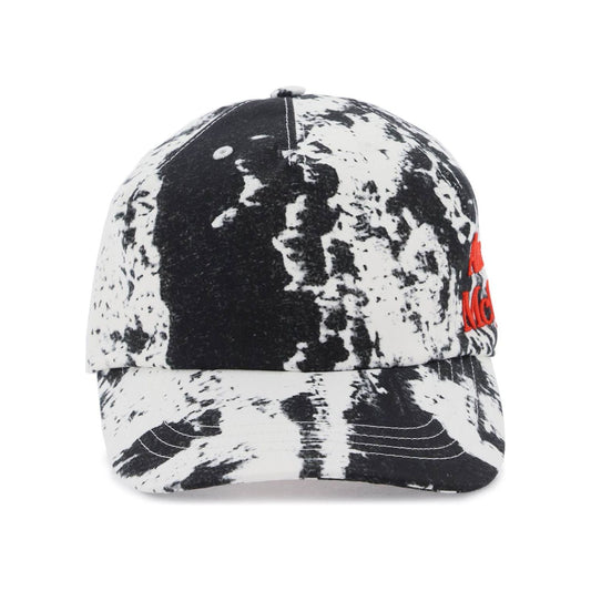 Alexander Mcqueen printed baseball cap with logo embroidery Scarves Hats & Gloves Alexander Mcqueen