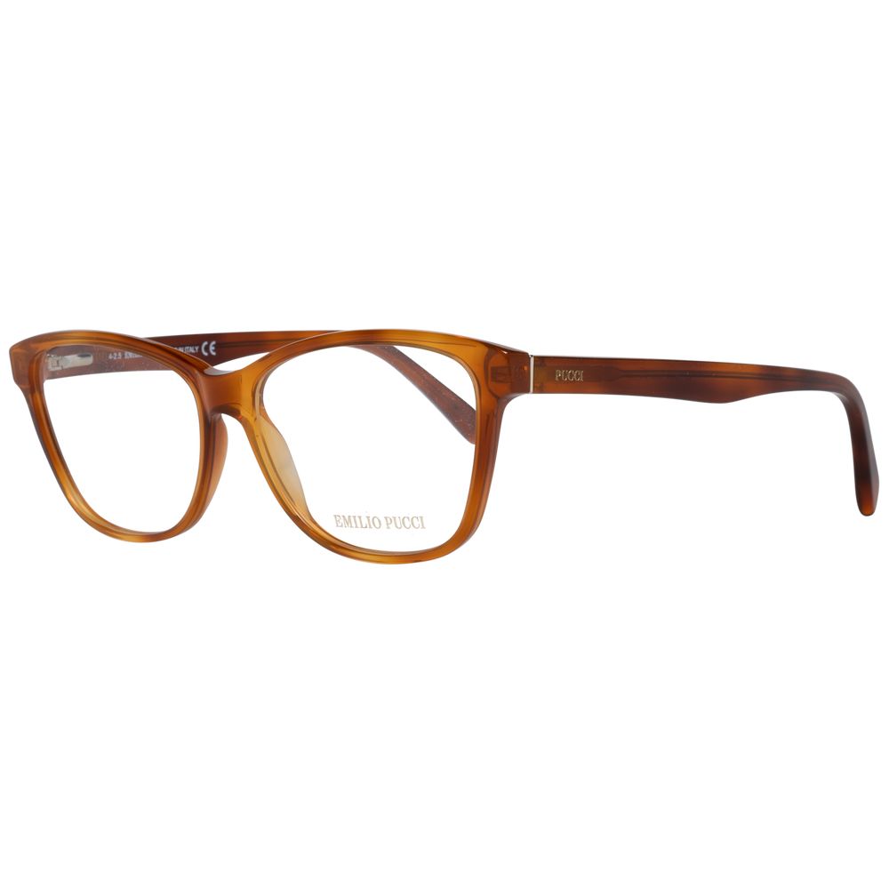 Emilio Pucci Brown Plastic Glasses (Frames)
