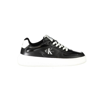 Calvin Klein Black Polyester Athletic Sneakers Calvin Klein