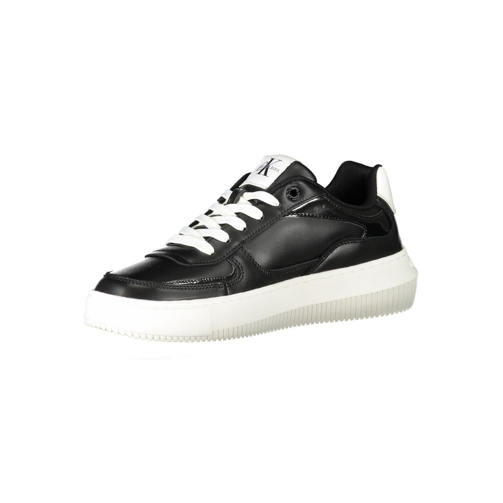 Calvin Klein Black Polyester Athletic Sneakers Calvin Klein