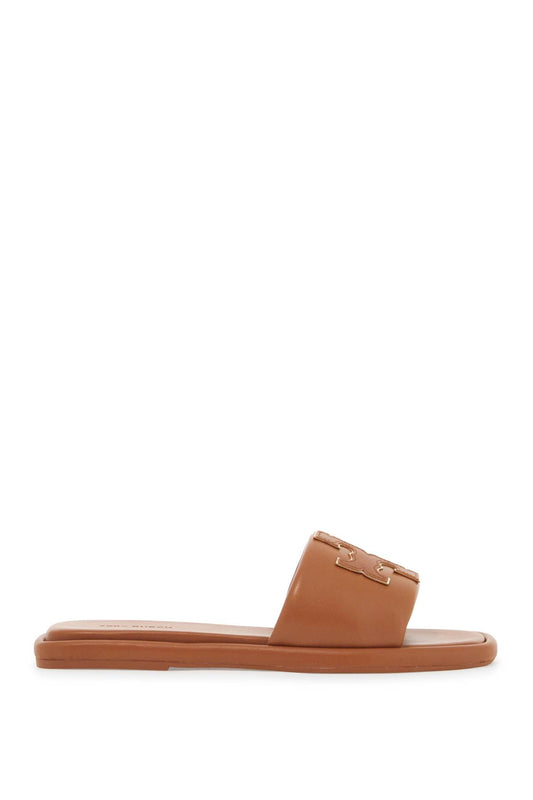 Tory Burch double t leather slides Sandals Tory Burch