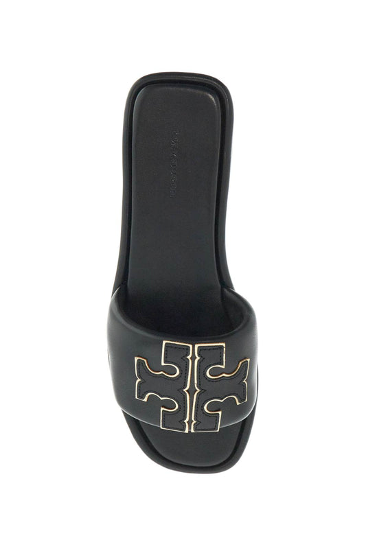 Tory Burch double t leather slides Sandals Tory Burch