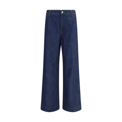 7FOR Blue Modal Jeans Denim 7FOR