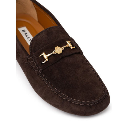 Bally Brown Leather Moccassin