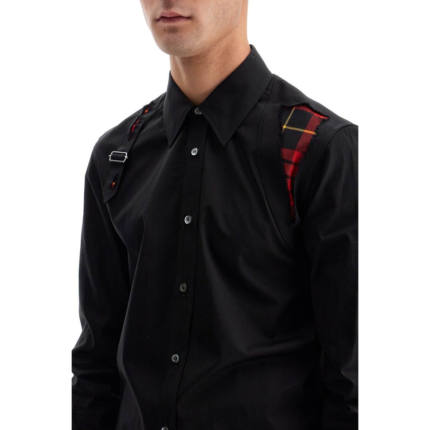 Alexander Mcqueen macqueen tartan harness shirt for Shirts Alexander Mcqueen