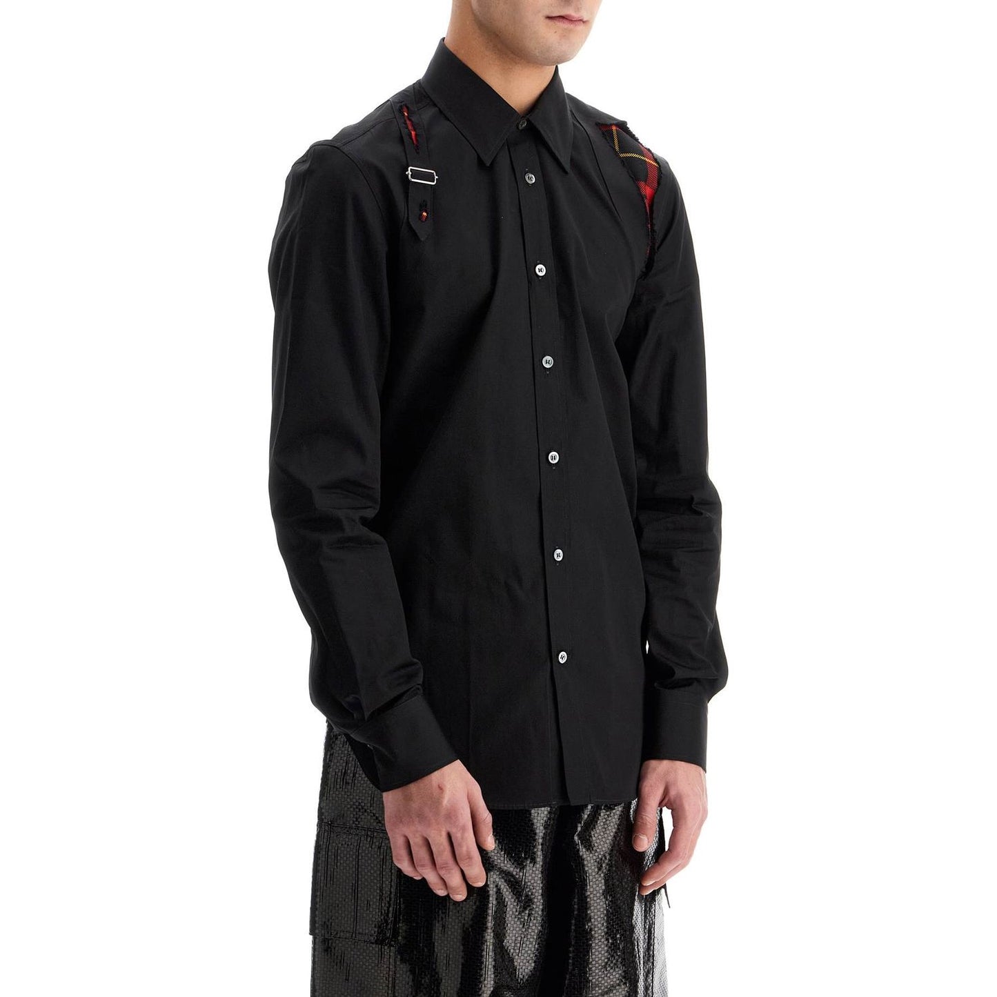 Alexander Mcqueen macqueen tartan harness shirt for Shirts Alexander Mcqueen