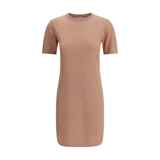 Fendi Multicolor Cotton Casual Dress Fendi