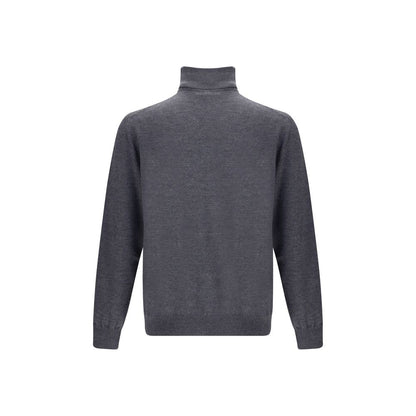 Etro Gray Wool Turtleneck Etro