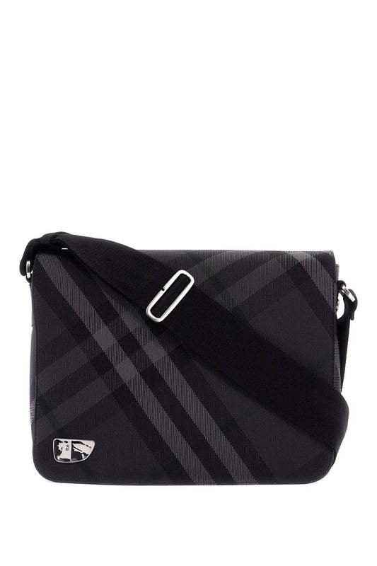 Burberry Burberry ered  checkered nylon messenger bag with