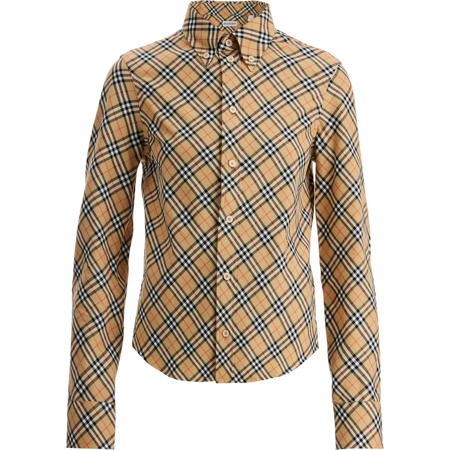 Burberry ered shirt with button-down Topwear Burberry