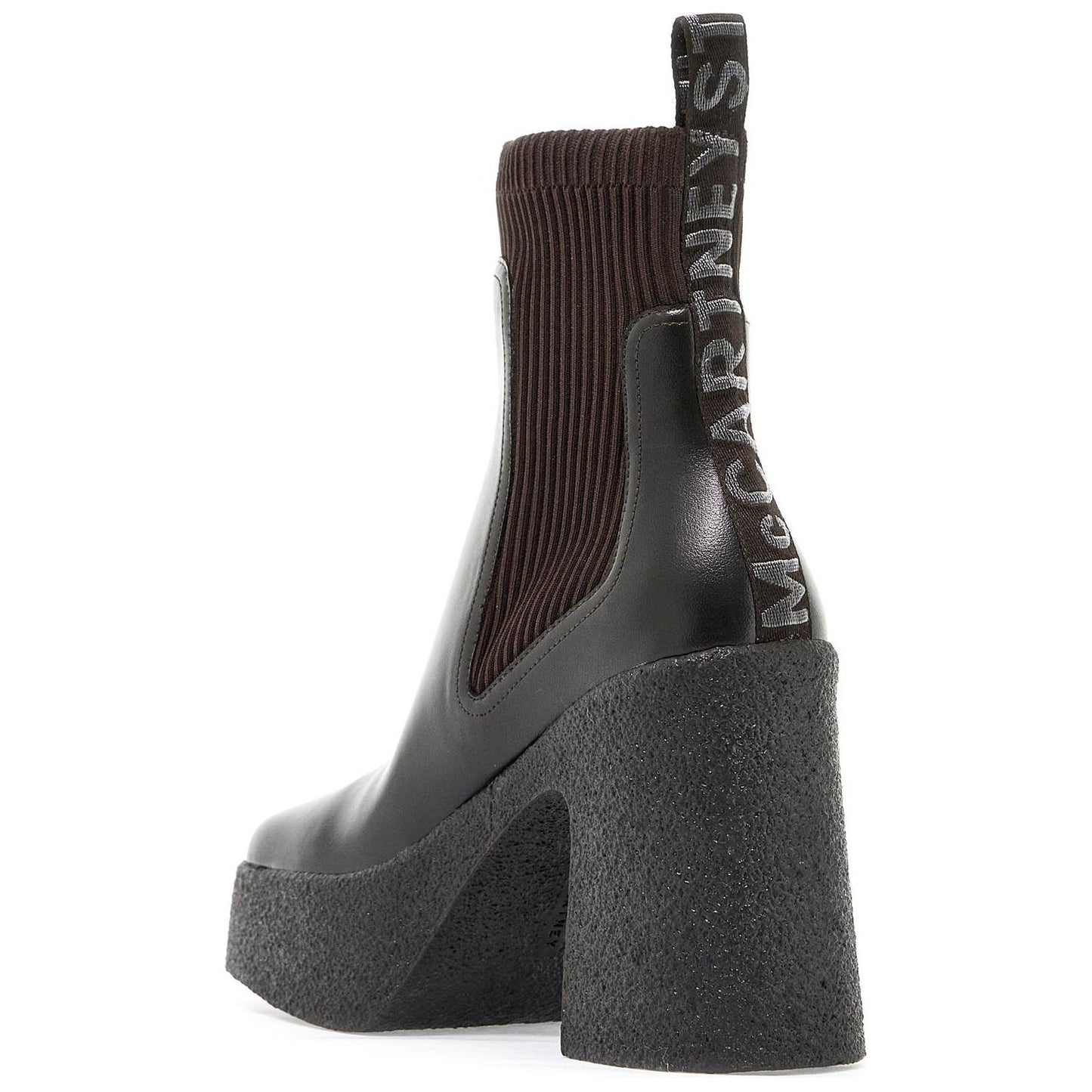 Stella McCartney skyla sock ankle boots with heel Boots Stella McCartney