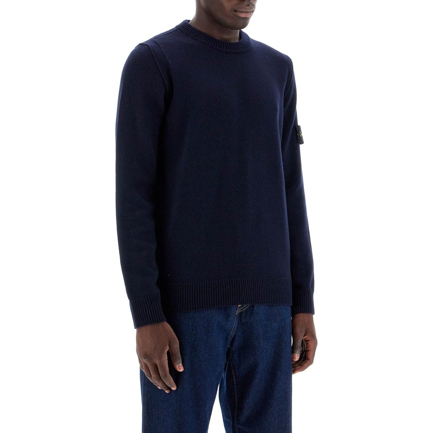 Stone Island crewneck wool blend pullover Knitwear Stone Island