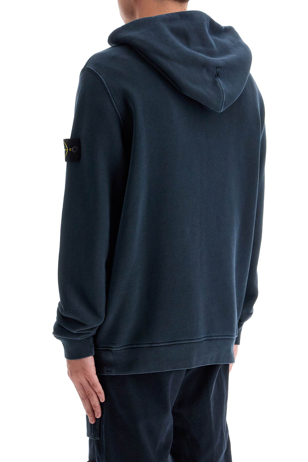 Stone Island organic cotton hoodie with hood