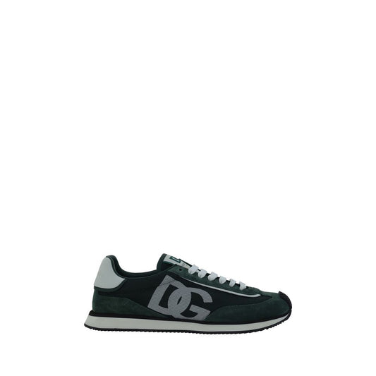 Dolce & Gabbana Bicolor Calf Leather Bos Taurus Athletic Sneakers