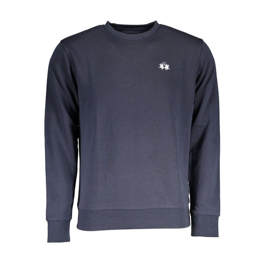 La Martina Black Cotton Men's Sweatshirt La Martina