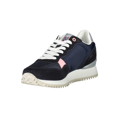 Napapijri Blue Polyurethane Women Sneaker Napapijri