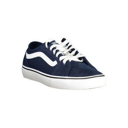 Vans Blue Polyester Low Top Sneakers Vans