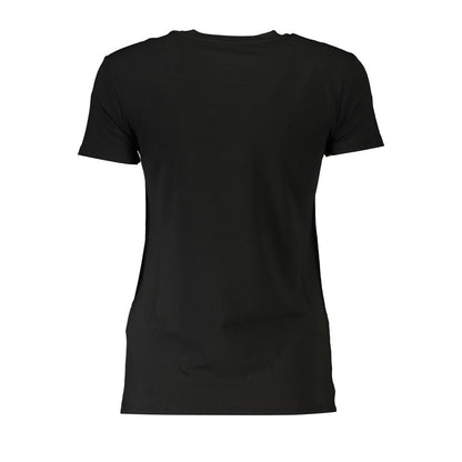 Patrizia Pepe Black Elastane T-Shirt