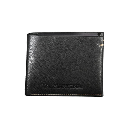 La Martina Nero Pelle Mens Wallet La Martina