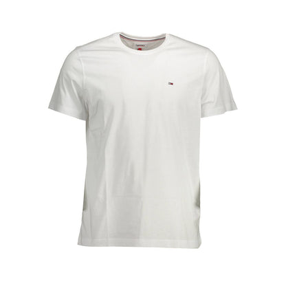 Tommy Hilfiger White Cotton Men's T-Shirt