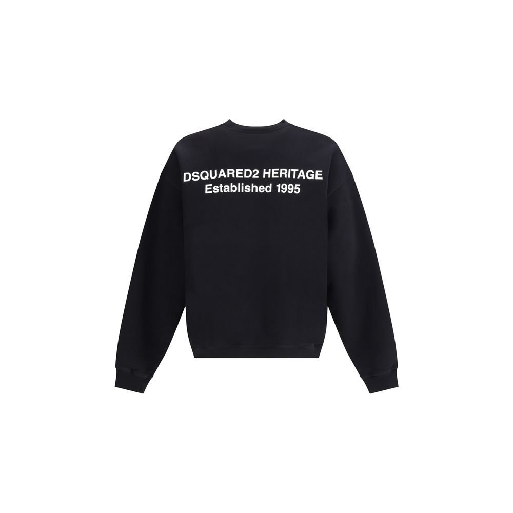 Dsquared² Black Cotton Sweatshirt Dsquared²
