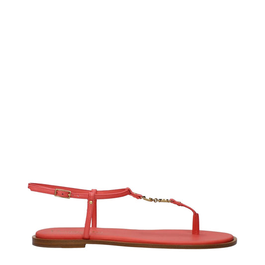 Christian Dior Pink Leather Flip-Flop Sandals Christian Dior