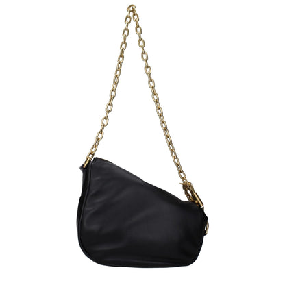 Burberry Black Leather Shoulder Bag Burberry