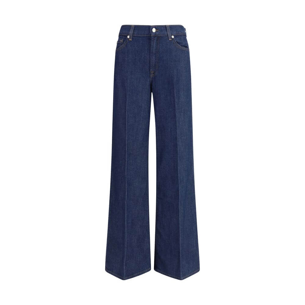 7FOR Blue Cotton Jeans Denim 7FOR