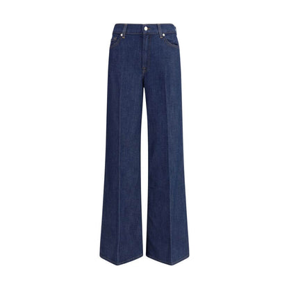 7FOR Blue Cotton Jeans Denim 7FOR