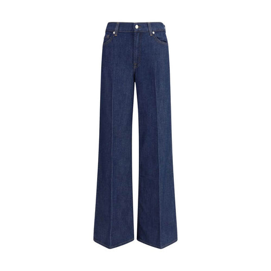 7FOR Blue Cotton Jeans Denim 7FOR