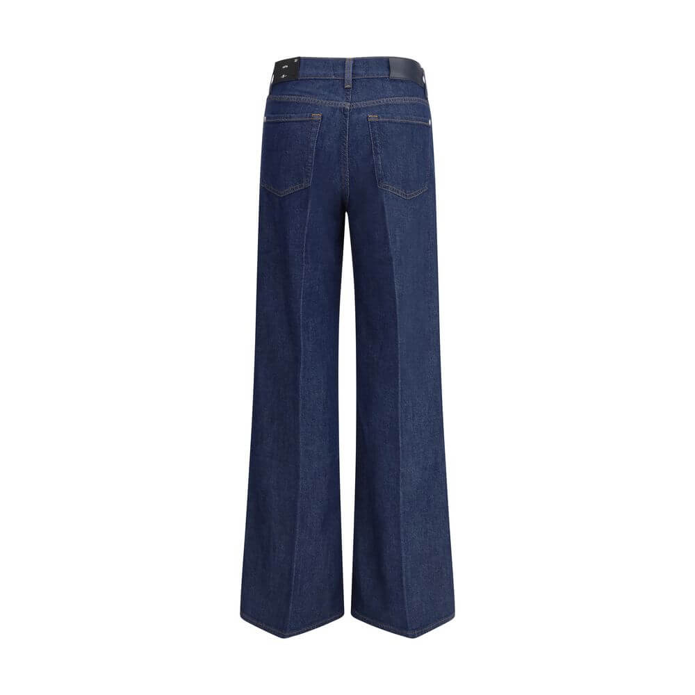 7FOR Blue Cotton Jeans Denim 7FOR