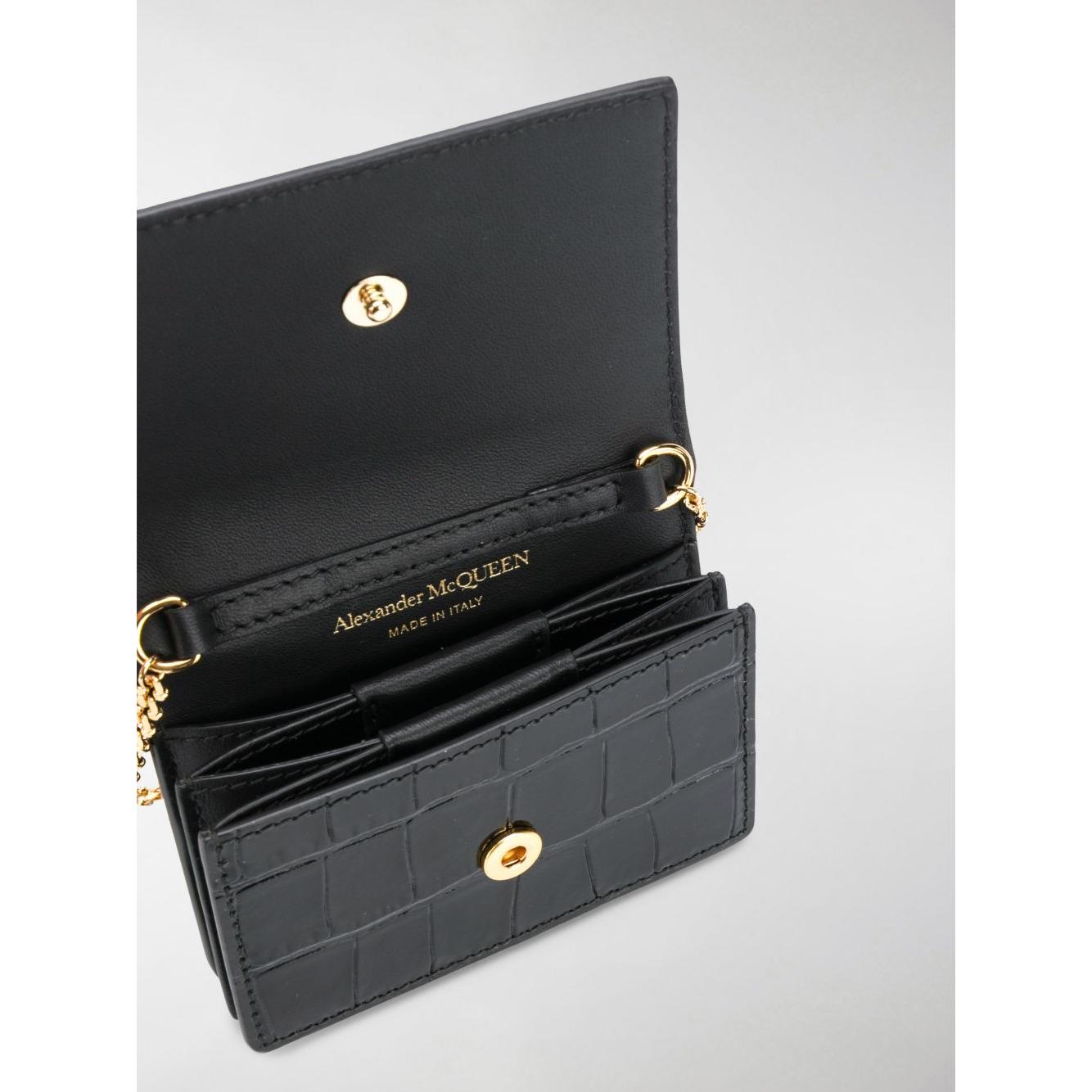 Alexander McQueen Wallets Black Wallets Alexander Mcqueen