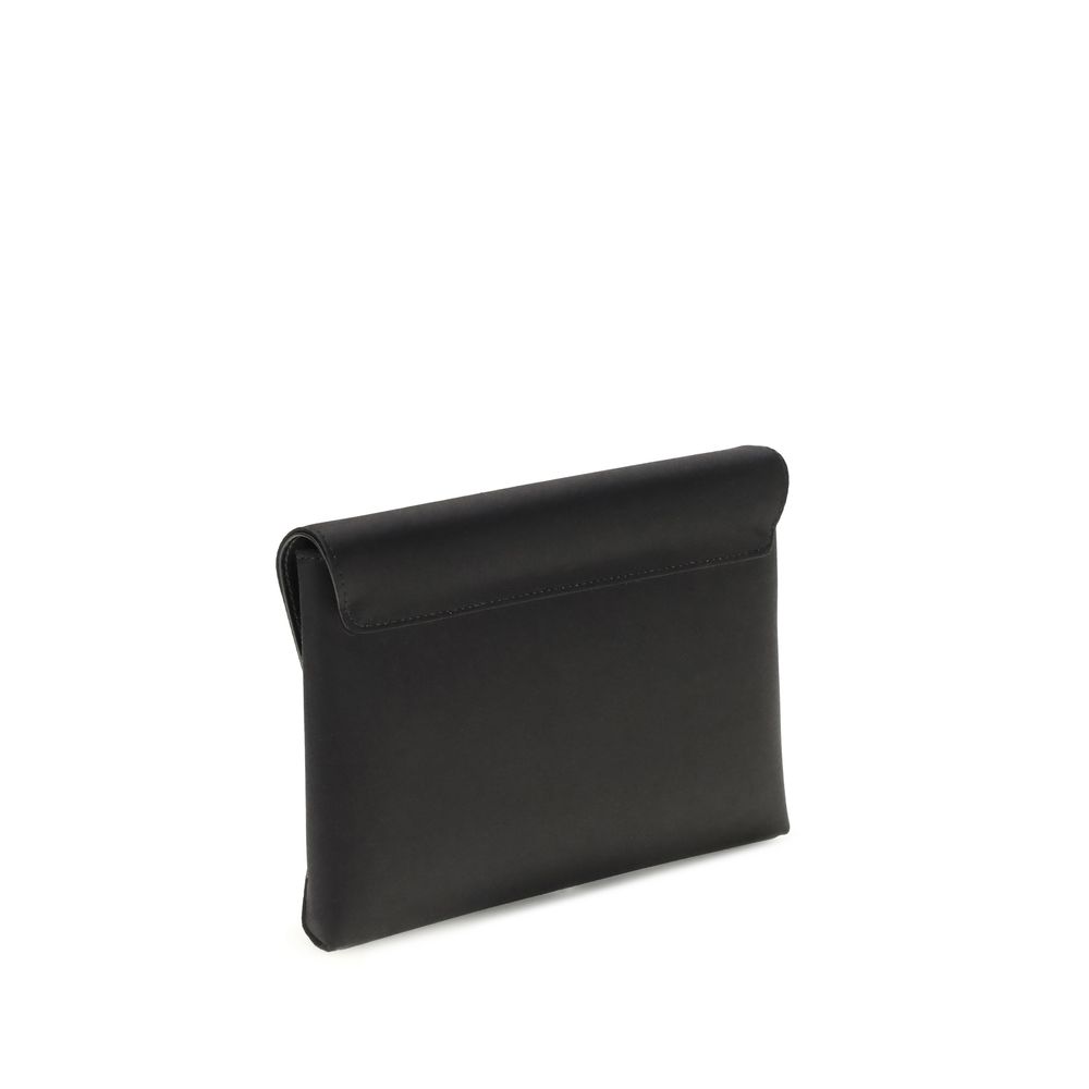 Versace Black Calf Leather Bos Taurus Shoulder Bag Versace