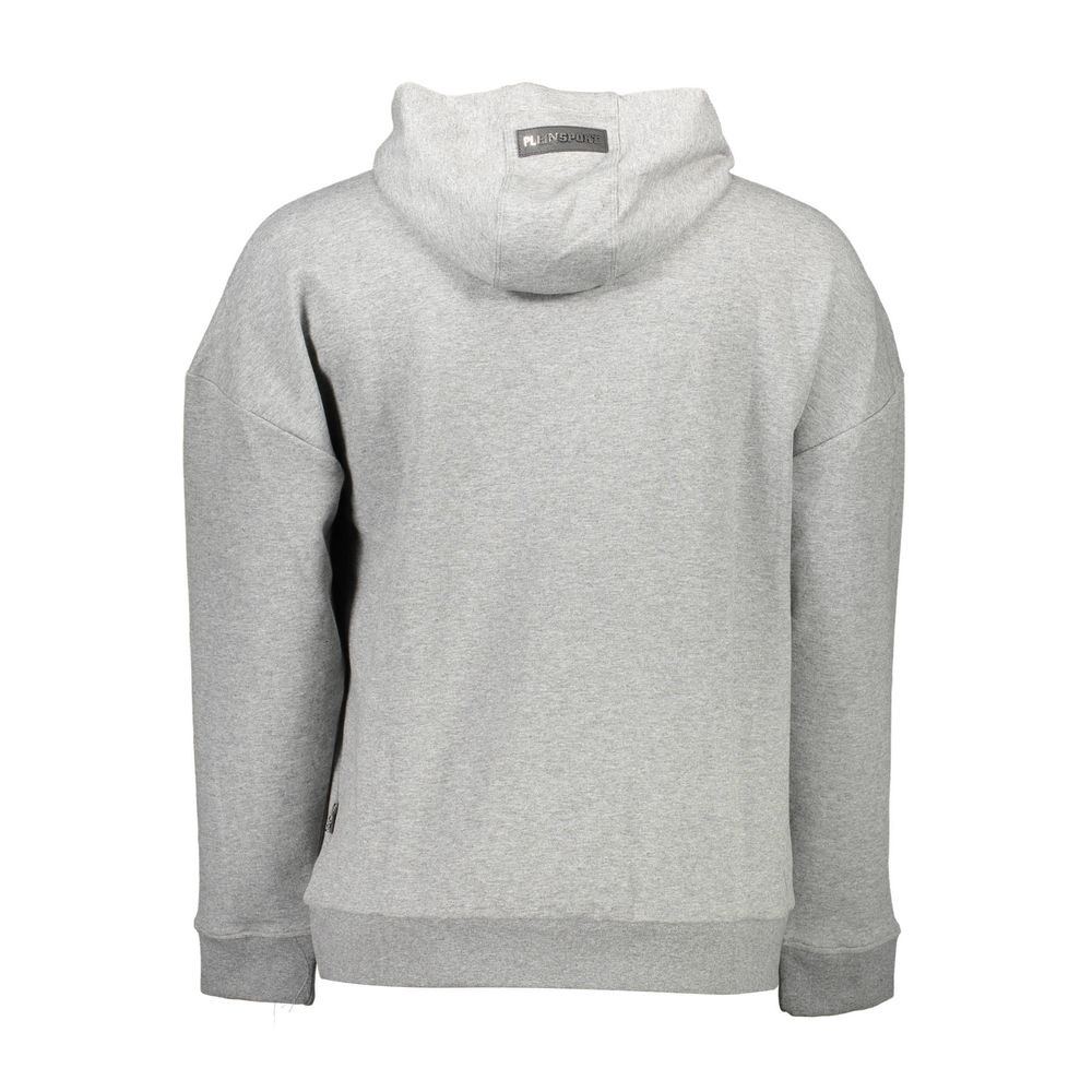 Plein Sport Grigio Cotton Men's Sweatshirt