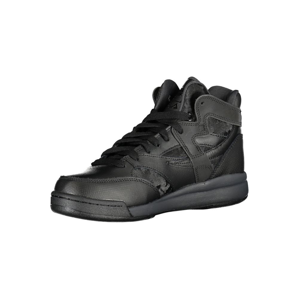 Fila Black Polyester Athletic Sneakers Fila