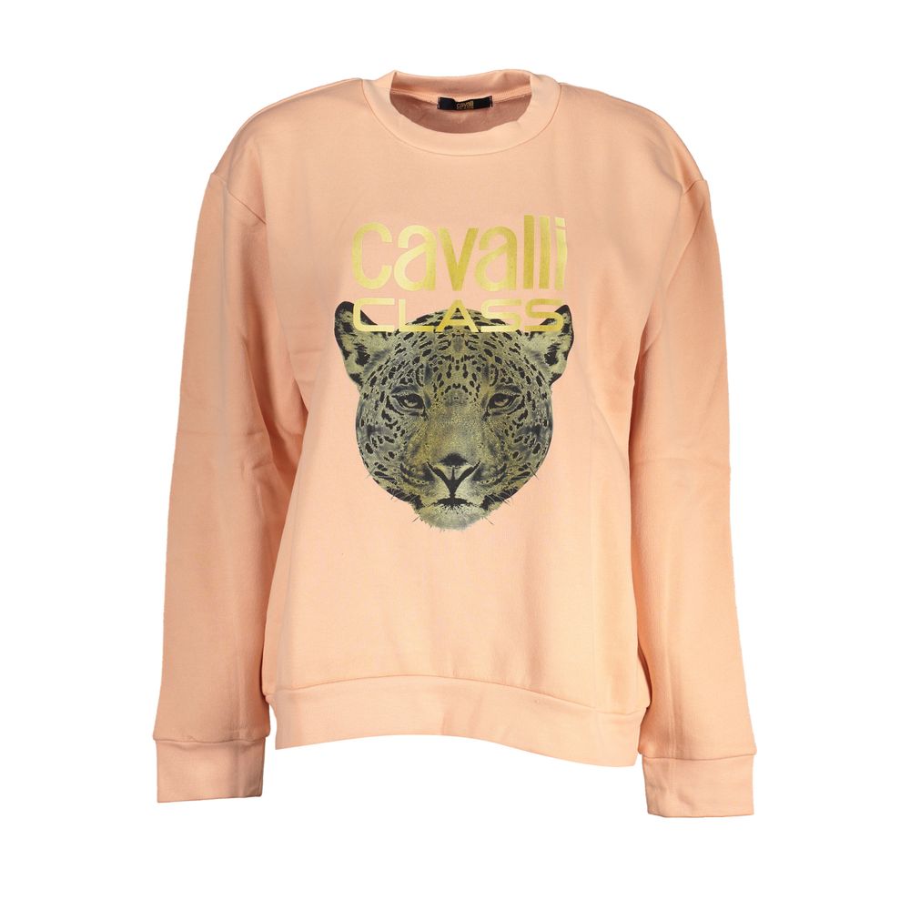 Cavalli Class Rosa Polyester Women Sweatshirt